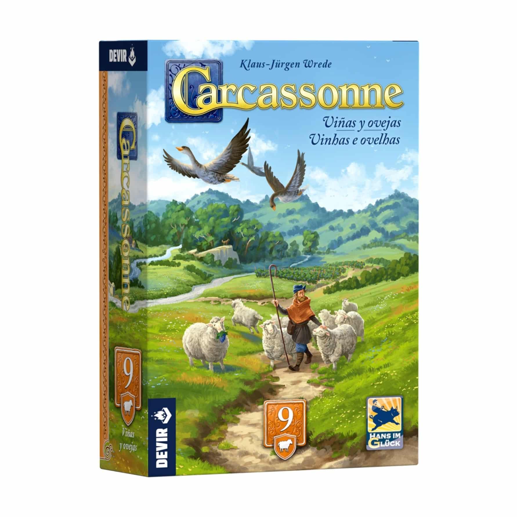 Carcassonne Ovejas Vinas
