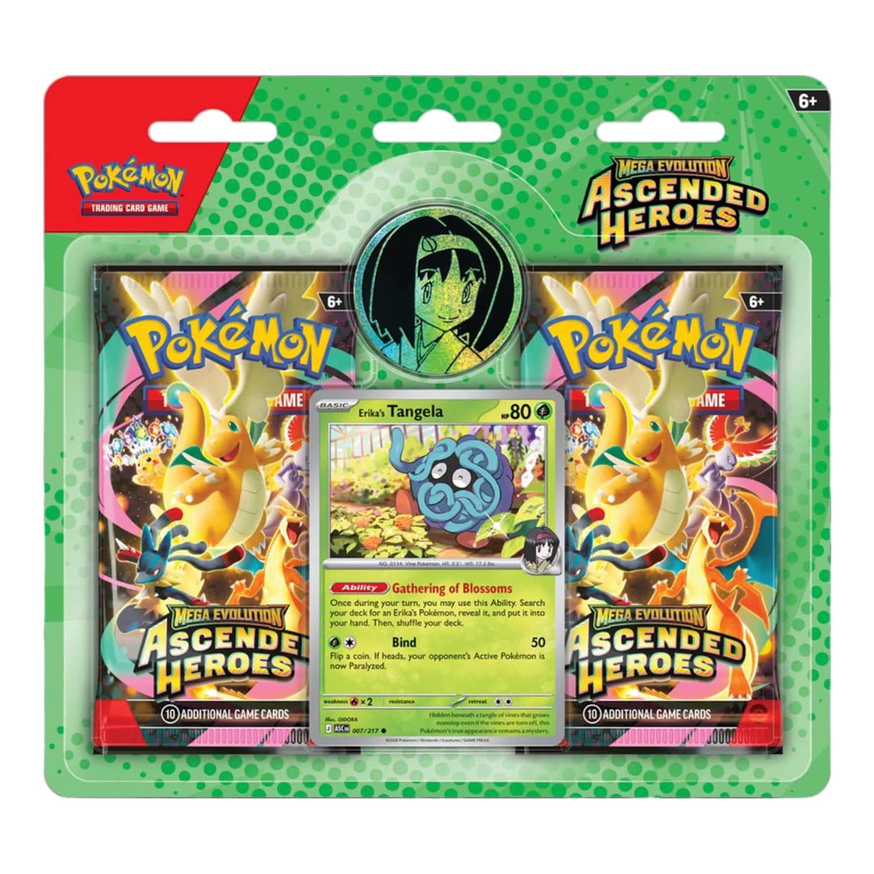 Pokémon Ascended Heroes Erika Blister (Inglés)
