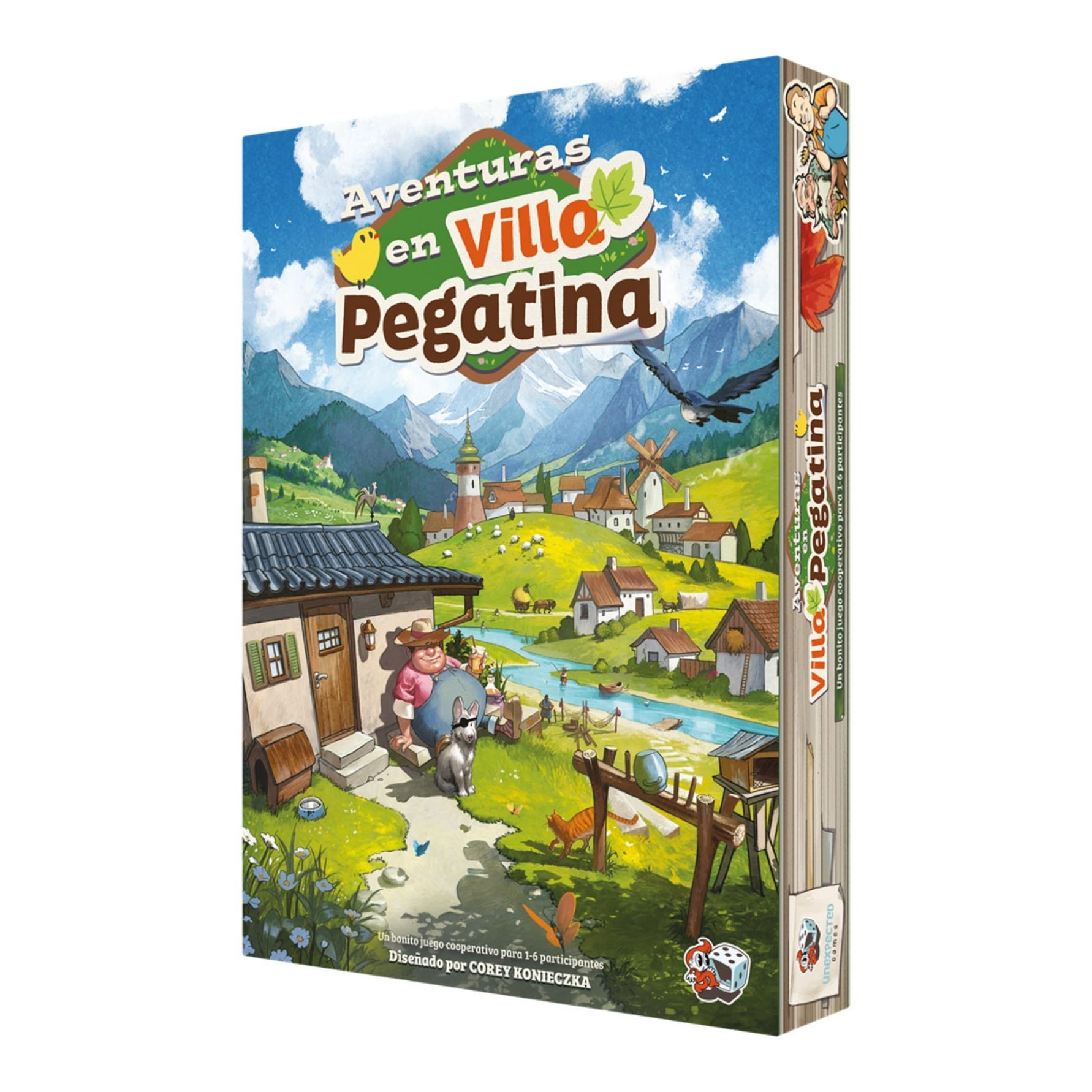 Aventuras Pegatina Villa Tin