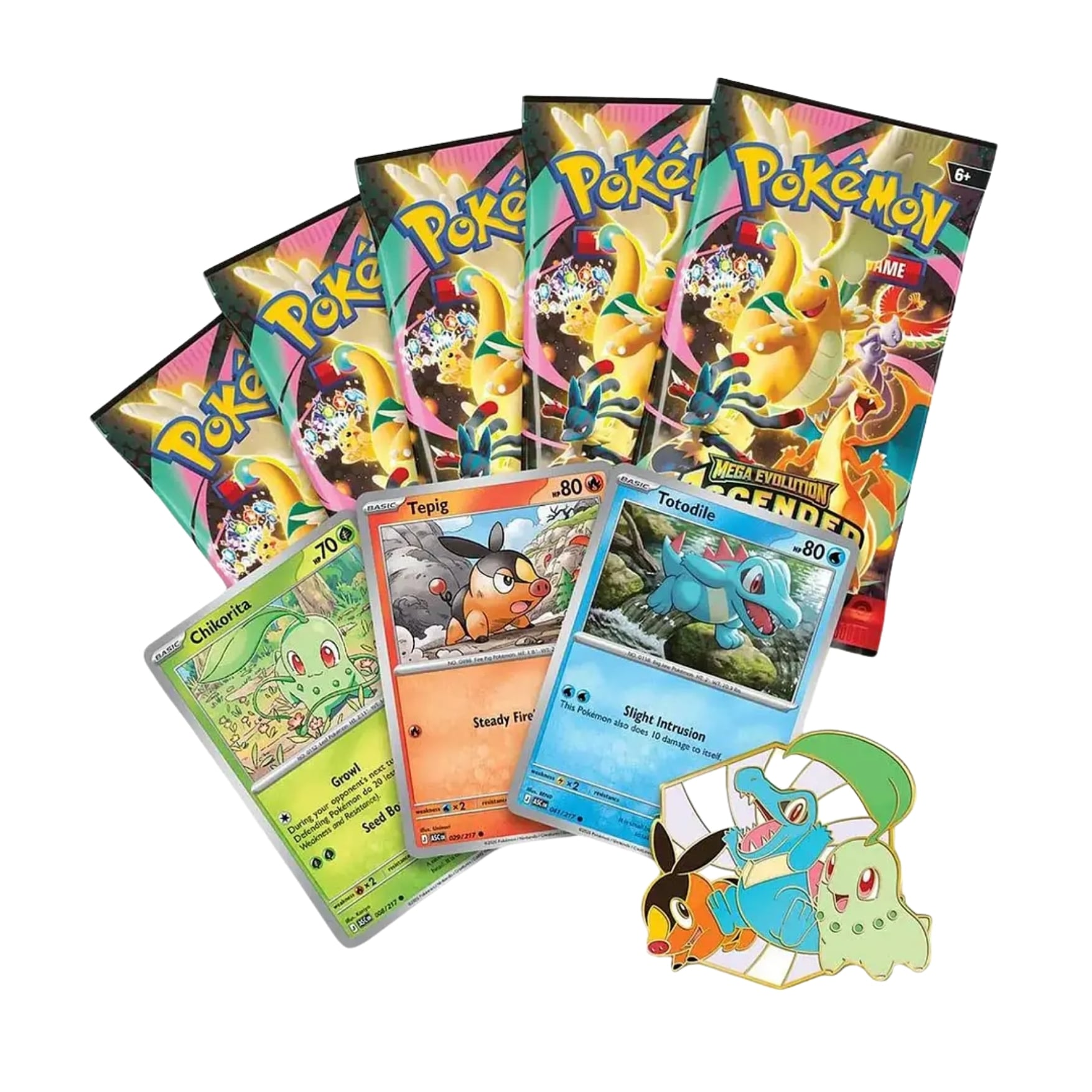 Pokémon Ascended Heroes First Partners Deluxe Pin Collection