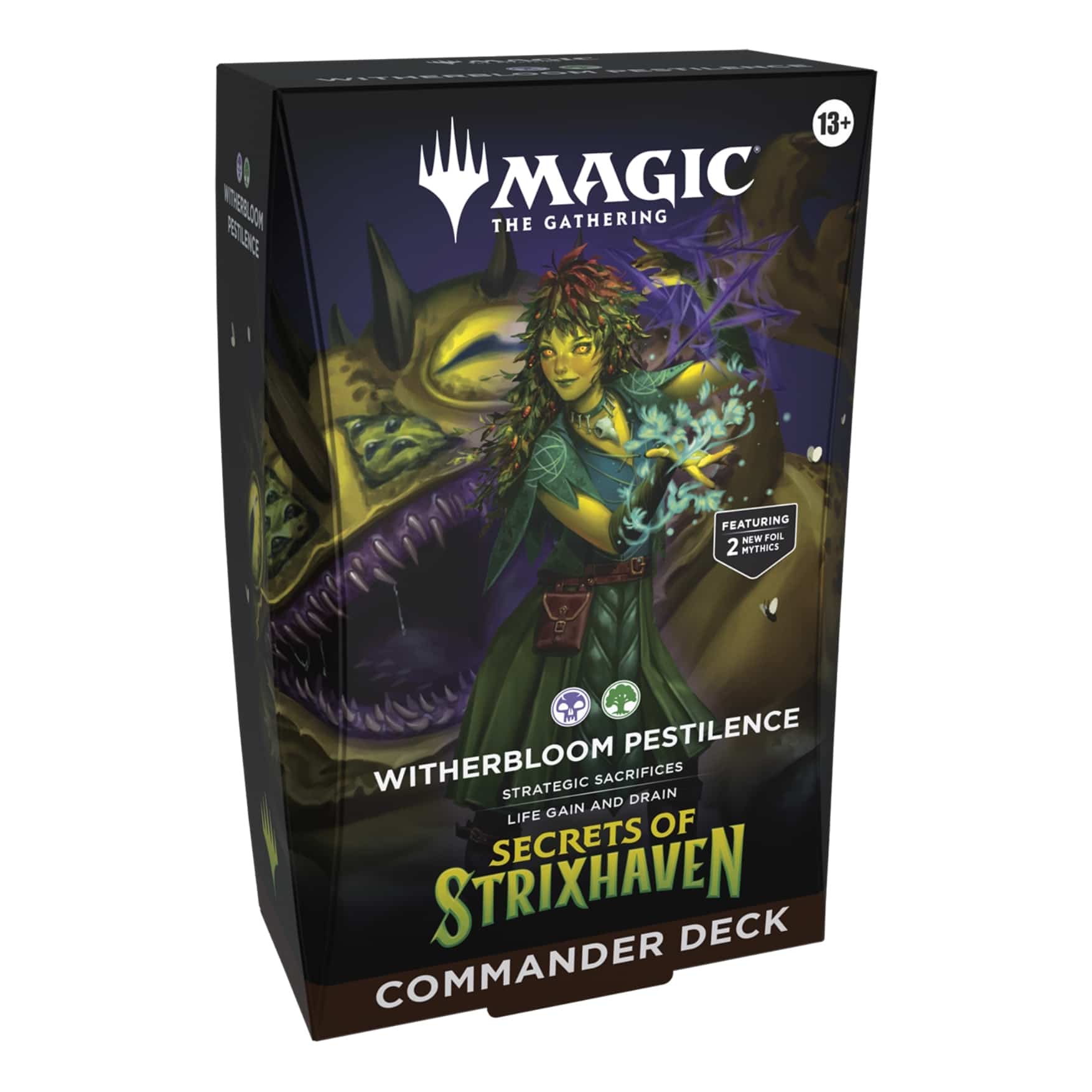 Magic Commander Deck Of Pestilence Secrets Strixhaven Witherbloom (Inglés)
