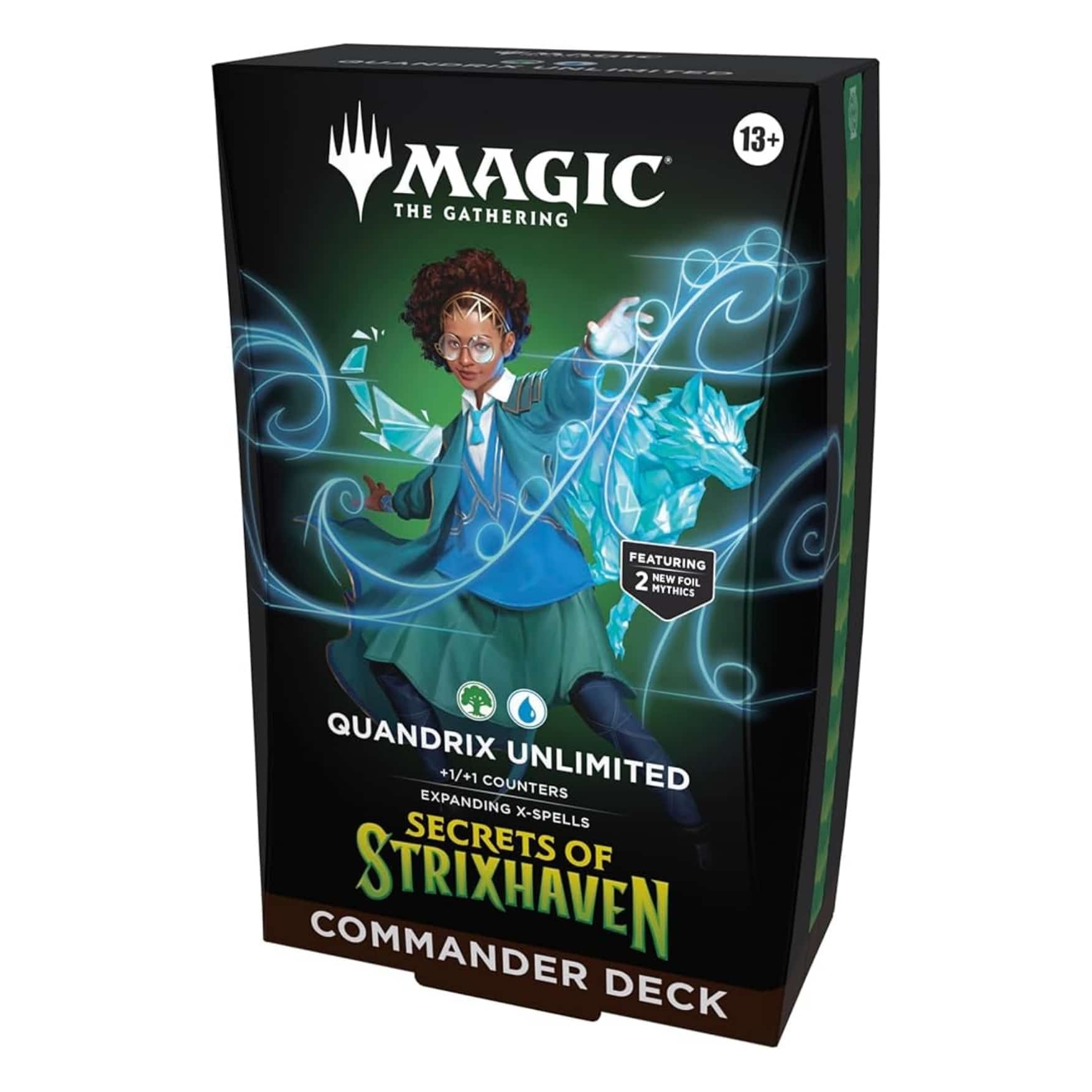 Magic Commander Deck Of Quandrix Secrets Strixhaven Unlimited (Inglés)
