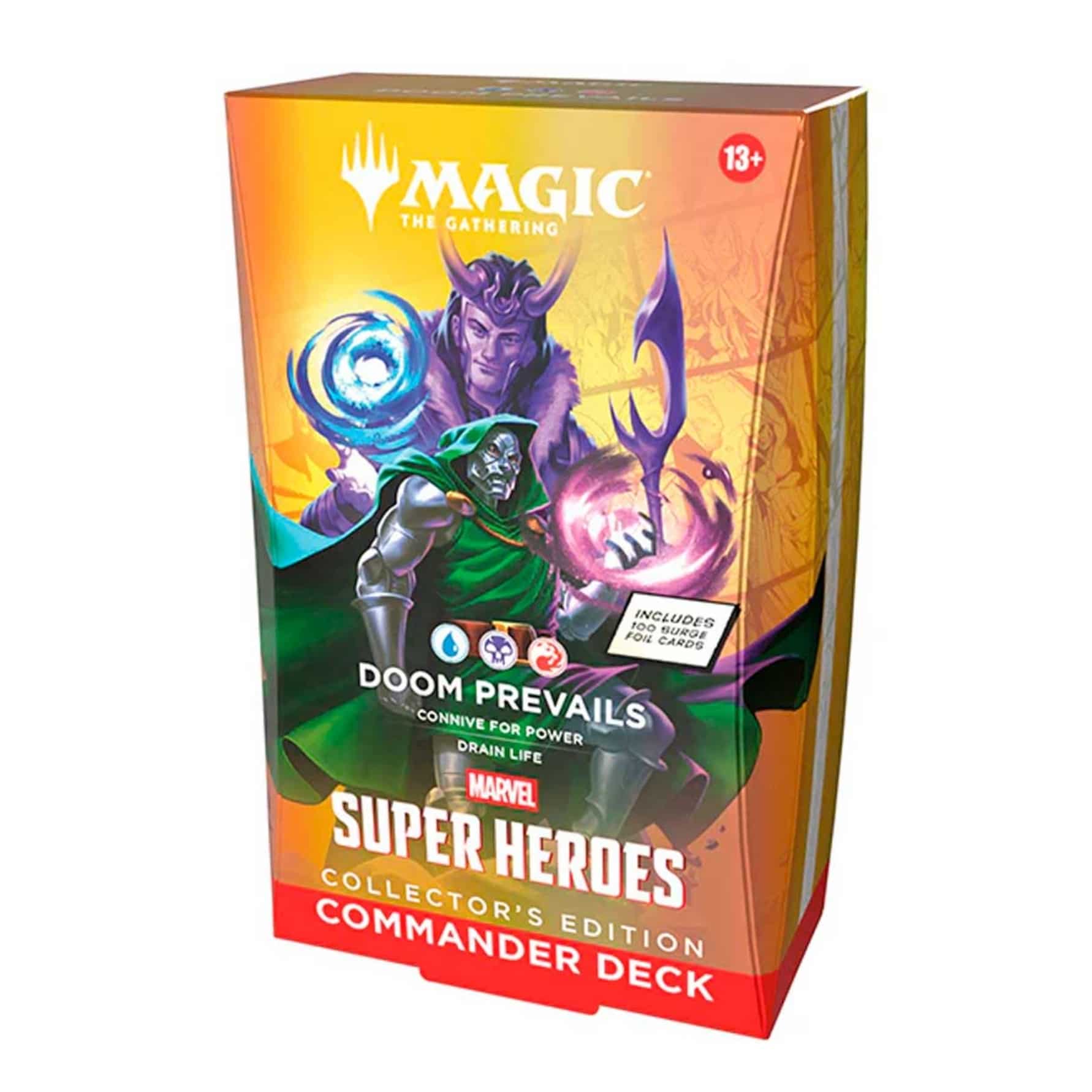 Magic Collector Commander Deck Doom Heroes Marvel Prevails Super (Inglés)