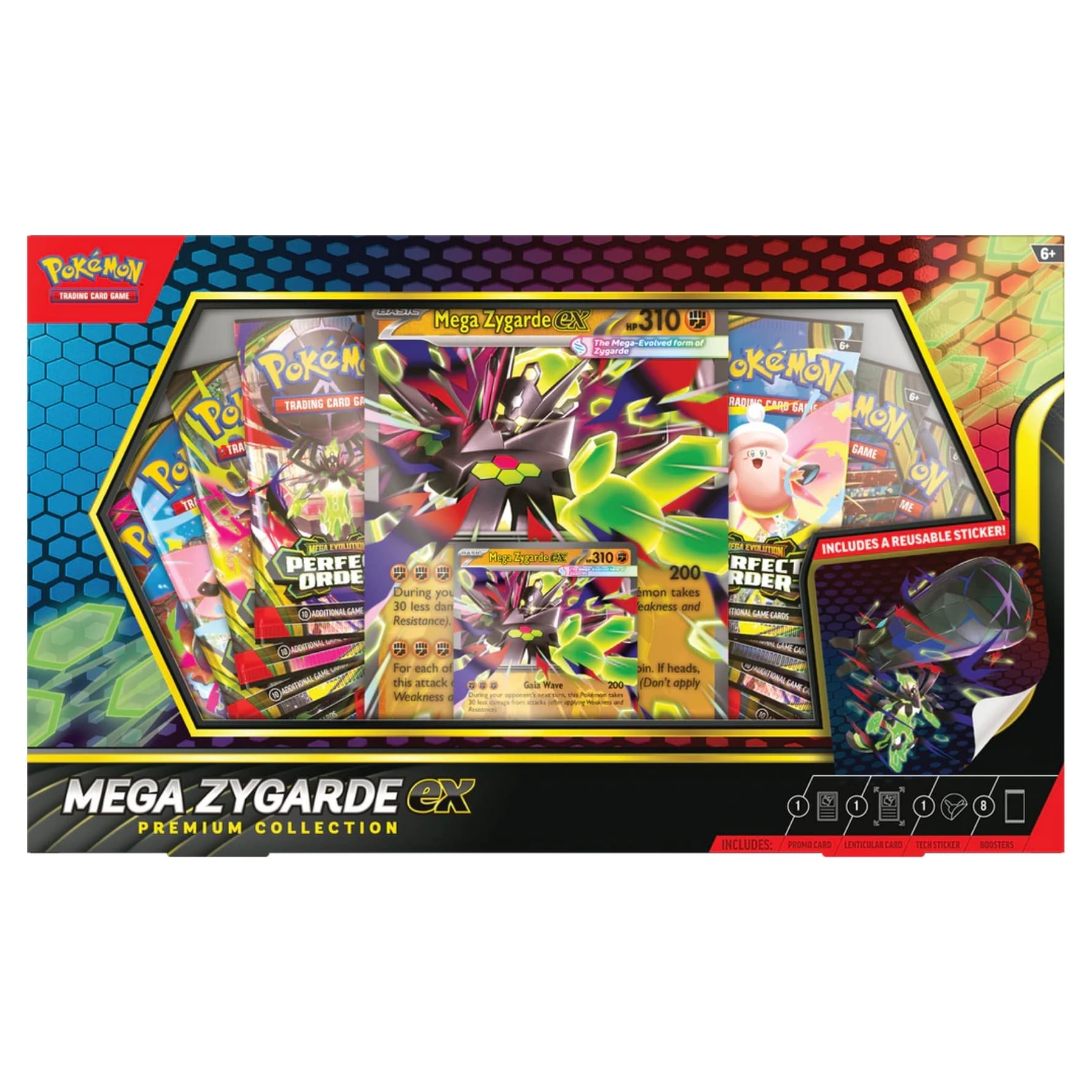Pokémon Ex Mega Zygarde Premium Collection (Español)