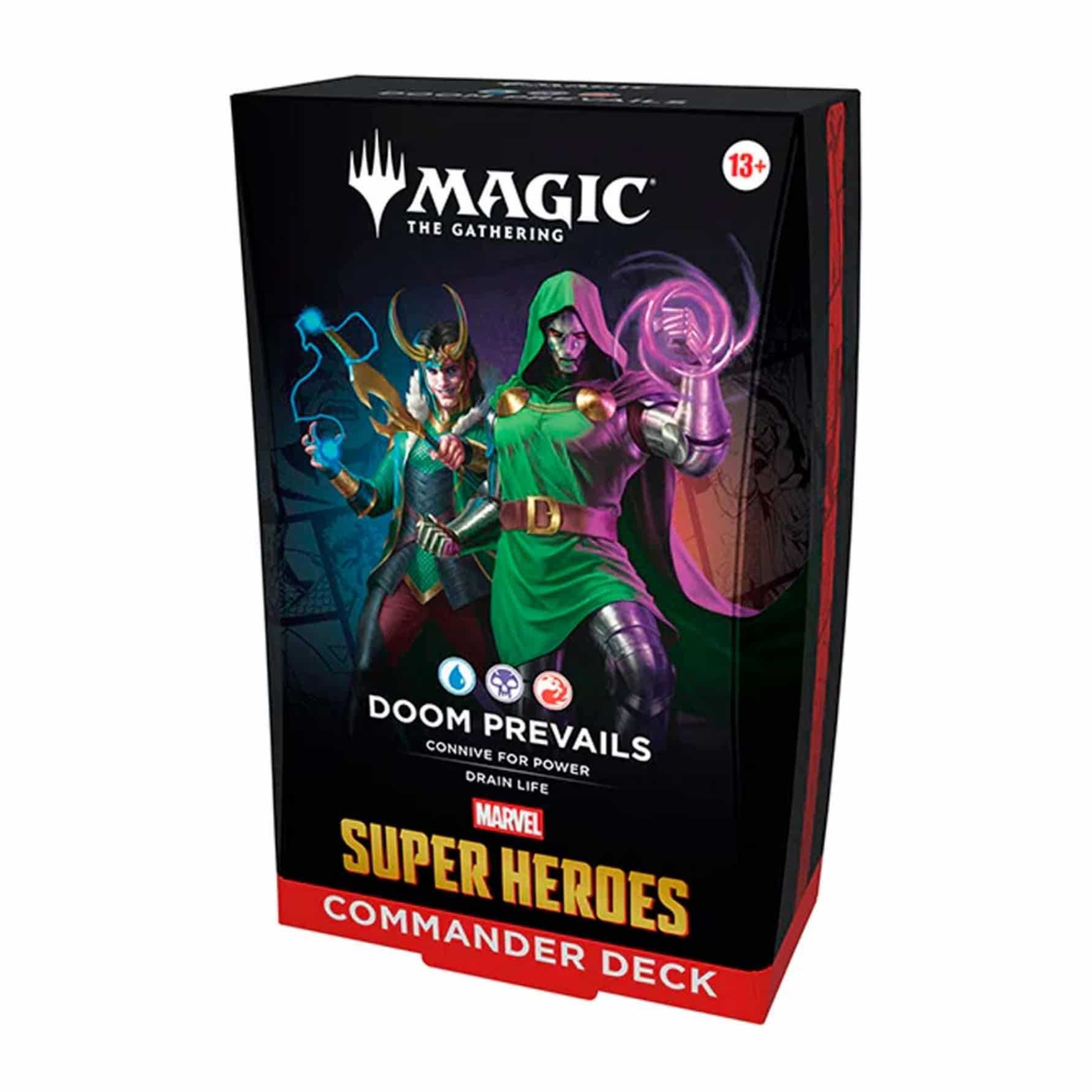 Magic Commander Deck Doom Heroes Marvel Prevails Super (Inglés)