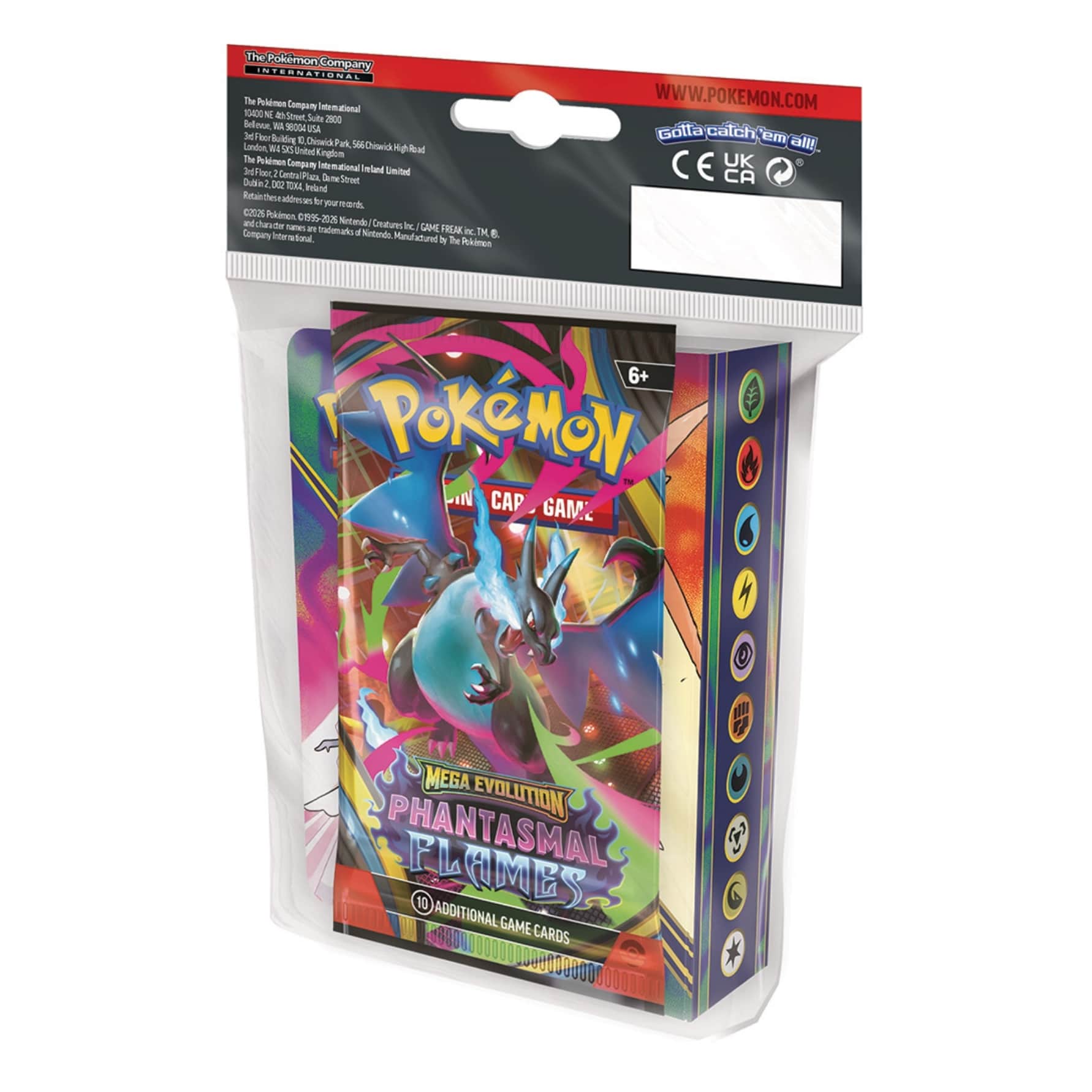 Pokémon Phantasmal Flames Album Mini Booster Pack (Inglés)