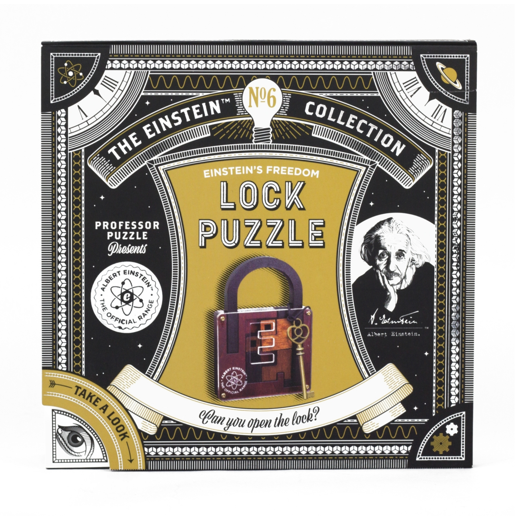 Einstein Lock Madera Metal Puzzle Collection