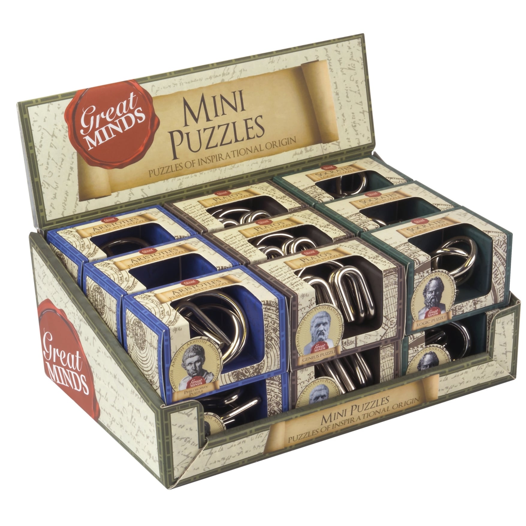 Great Metal Minds Mini Puzzles Unidades Booster Box (Español)