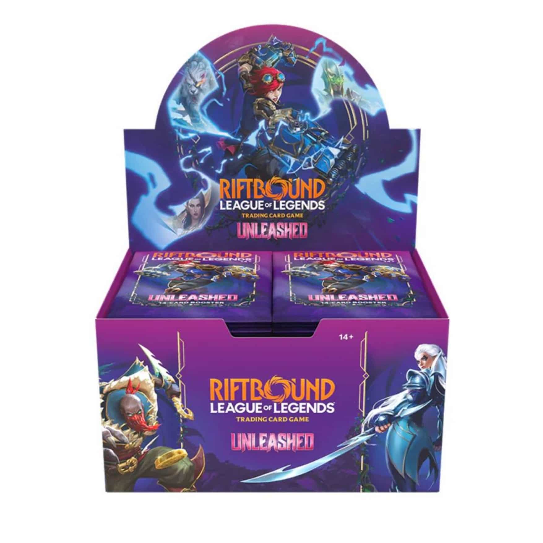Riftbound League Legends Of Sobres Unleashed Booster Box (Inglés)