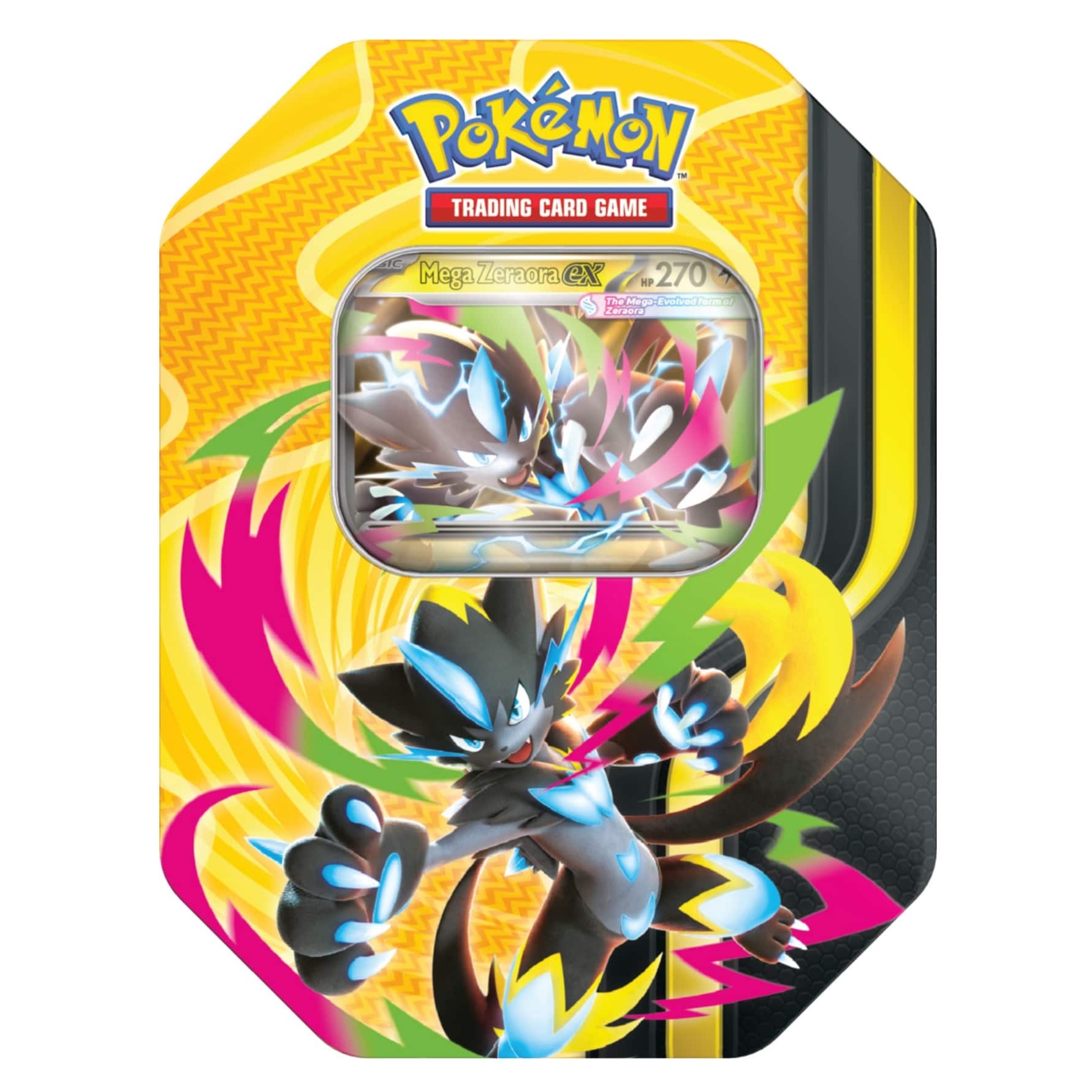Pokémon Ex Forces Mega Zeraora Tin (Inglés)