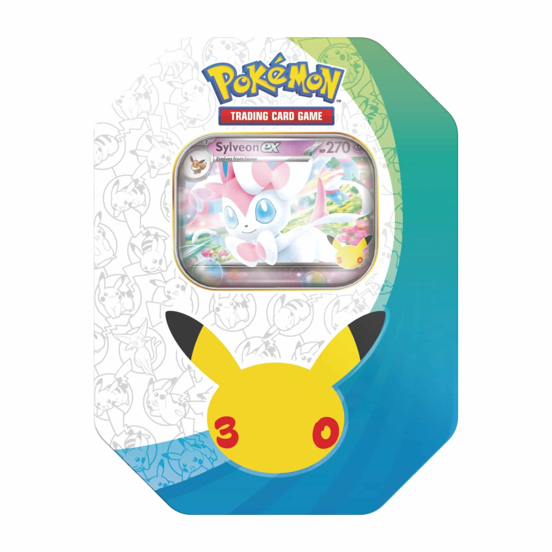 Pokémon 30th Celebration Ex Sylveon Tin (Inglés)
