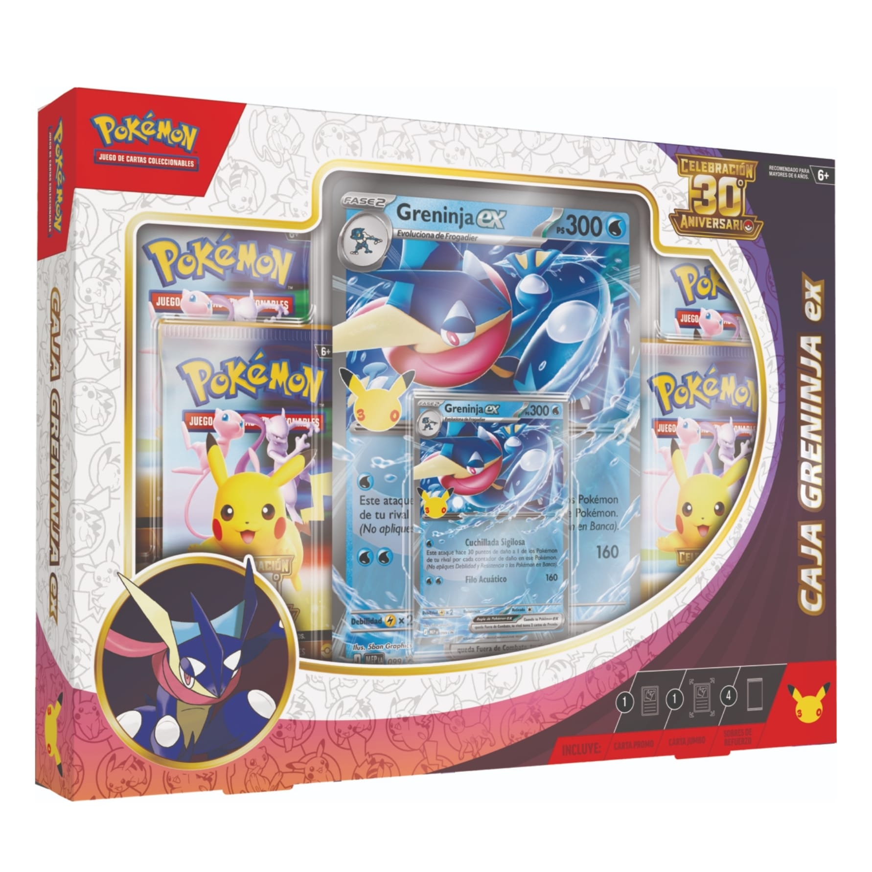 Pokémon 30th Celebration Box Ex Greninja (Español)