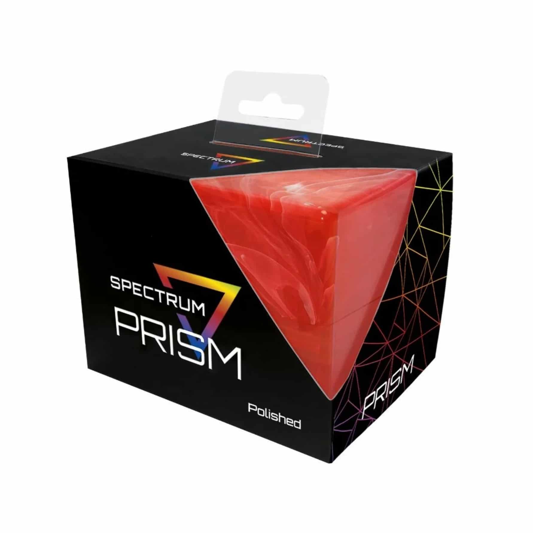 Bcw Carnelian Case Deck Polished Portamazo Prism Red